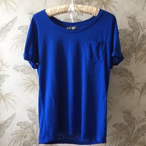 Lord & Taylor Deep Blue Tee